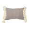 Hello Honey® Cotton Chenille Lumbar Pillow with Tassels